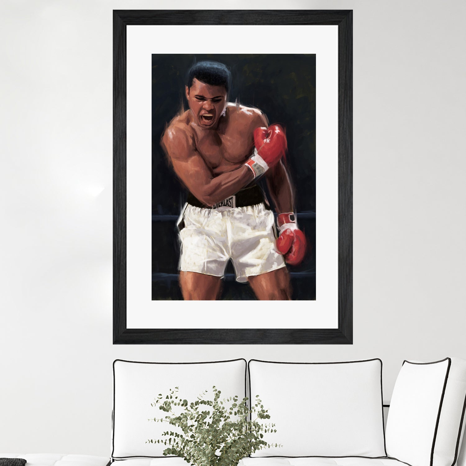 The Greatest Boxer by Ahmad Kadi on GIANT ART - black digital painting