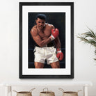 The Greatest Boxer by Ahmad Kadi on GIANT ART - black digital painting