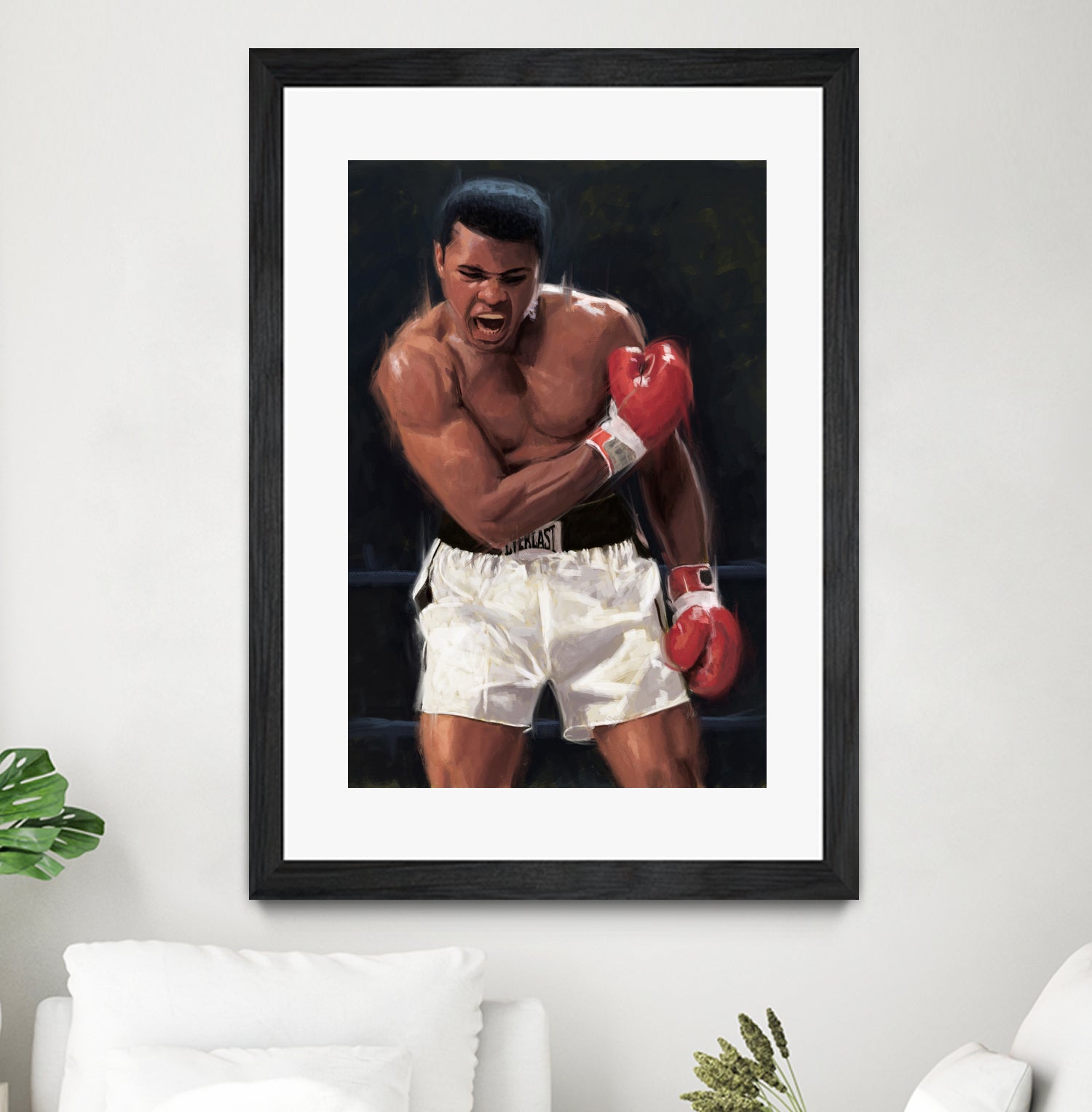 The Greatest Boxer by Ahmad Kadi on GIANT ART - black digital painting