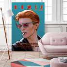 Bowie: Memento mori by Dan Avenell on GIANT ART - blue digital painting