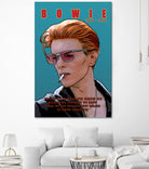 Bowie: Memento mori by Dan Avenell on GIANT ART - blue digital painting