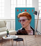 Bowie: Memento mori by Dan Avenell on GIANT ART - blue digital painting