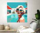 SWIMMING POOL by Sauter Claudia on GIANT ART - blue digital painting