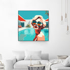 SWIMMING POOL by Sauter Claudia on GIANT ART - blue digital painting