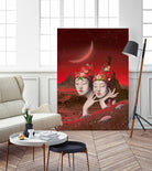 binary by Julia Lillard on GIANT ART - red photo manipulation