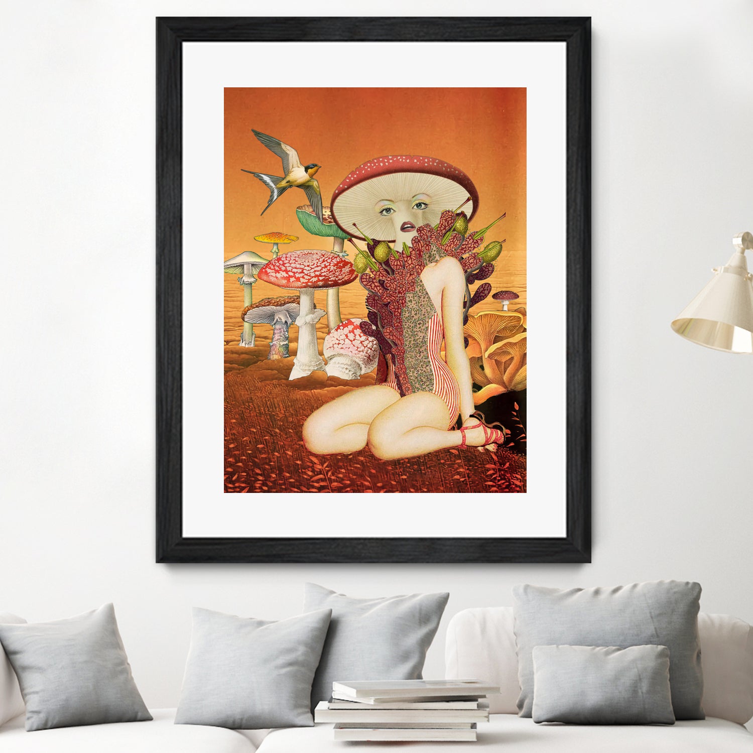 funky fungus by Julia Lillard on GIANT ART - orange photo manipulation