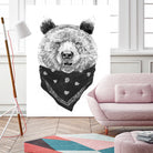 Wild bear by Solti Balázs on GIANT ART - white digital drawing