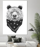 Wild bear by Solti Balázs on GIANT ART - white digital drawing