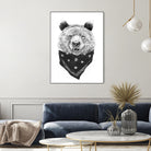 Wild bear by Solti Balázs on GIANT ART - white digital drawing