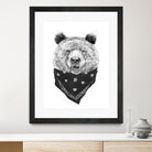 Wild bear by Solti Balázs on GIANT ART - white digital drawing