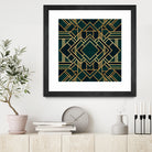 Art Deco 2 by Elisabeth Fredriksson on GIANT ART - green mixed media