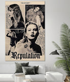 Vintage Taylor Swift by cierra kuhlman on GIANT ART - white vector illustration