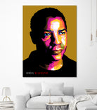 Denzel Washington by Sherlock Wijaya on GIANT ART - white photo illustration