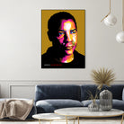 Denzel Washington by Sherlock Wijaya on GIANT ART - white photo illustration