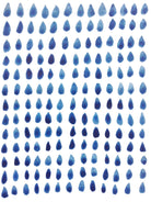 RAINDROPS by austeja platukyte on GIANT ART - blue digital painting