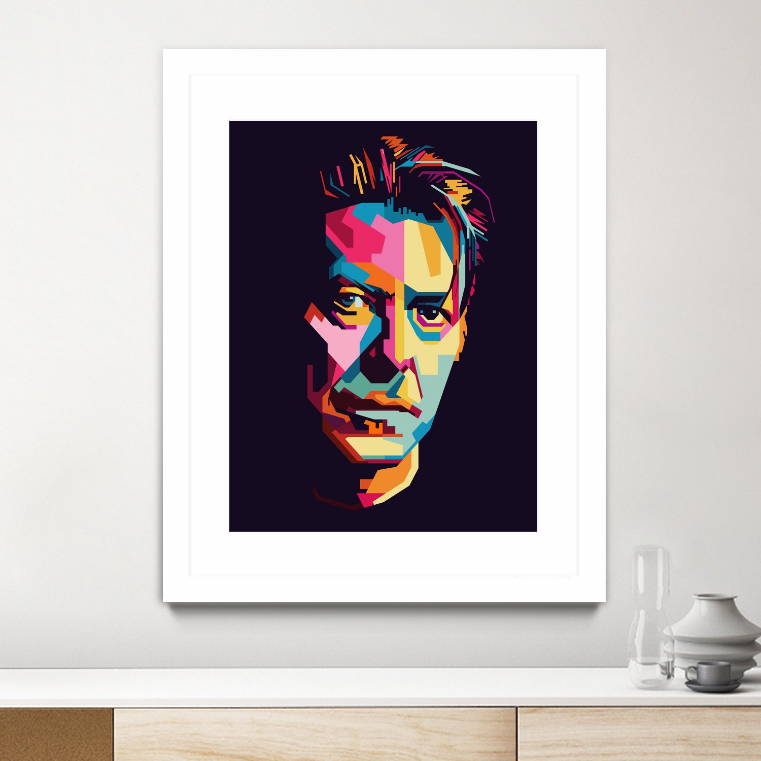 DAVID BOWIE Pop Art WPAP by Karinne Pyrena on GIANT ART - black digital drawing