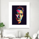 DAVID BOWIE Pop Art WPAP by Karinne Pyrena on GIANT ART - black digital drawing