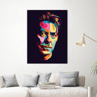 DAVID BOWIE Pop Art WPAP by Karinne Pyrena on GIANT ART - black digital drawing