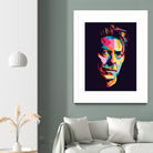 DAVID BOWIE Pop Art WPAP by Karinne Pyrena on GIANT ART - black digital drawing