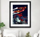 Marvel: Spider-Man and Iron Man by Dan Avenell on GIANT ART - black digital drawing