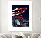 Marvel: Spider-Man and Iron Man by Dan Avenell on GIANT ART - black digital drawing