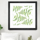 Fern pattern by Polina Ganzina on GIANT ART - white mixed media