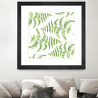 Fern pattern by Polina Ganzina on GIANT ART - white mixed media