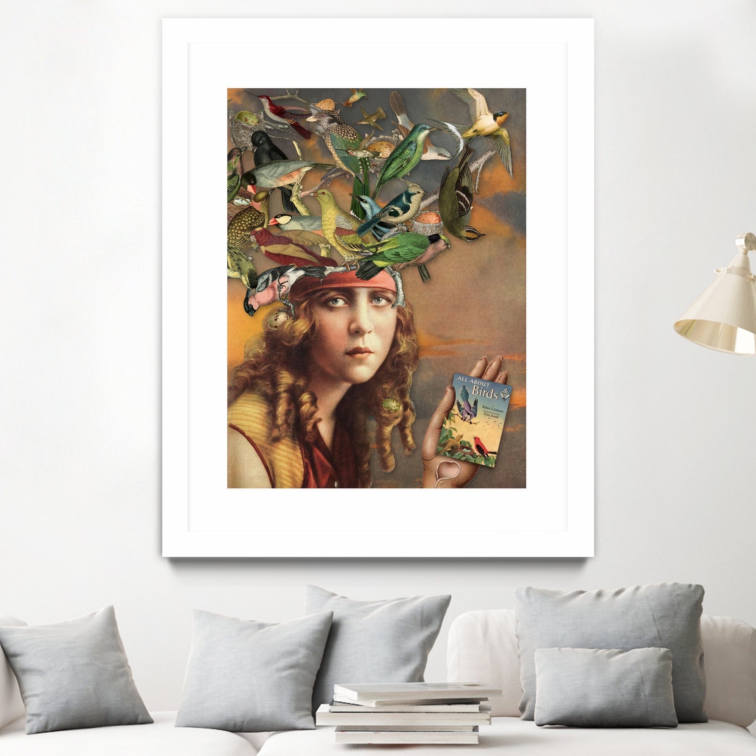 bird brain 2, all about birds by Julia Lillard on GIANT ART - brown photo manipulation