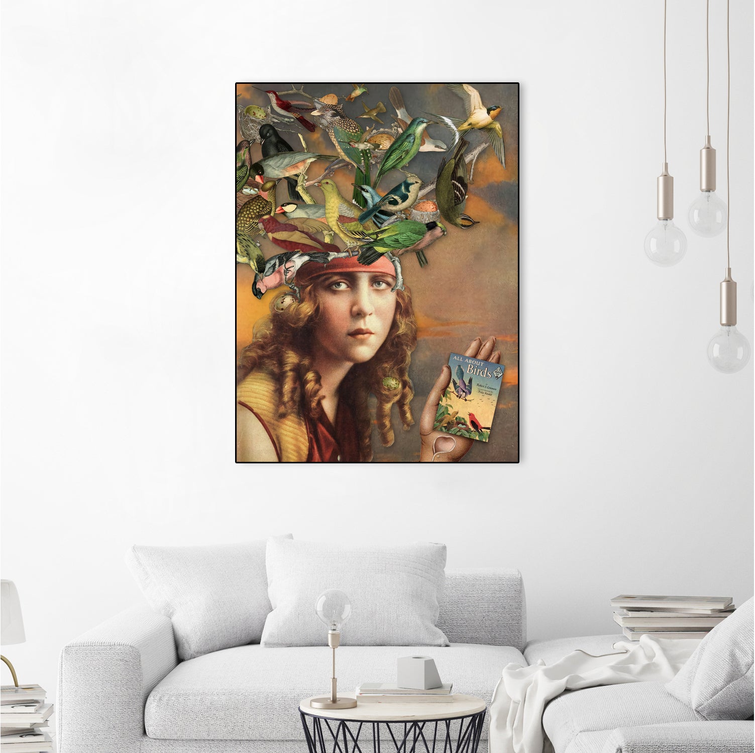 bird brain 2, all about birds by Julia Lillard on GIANT ART - brown photo manipulation