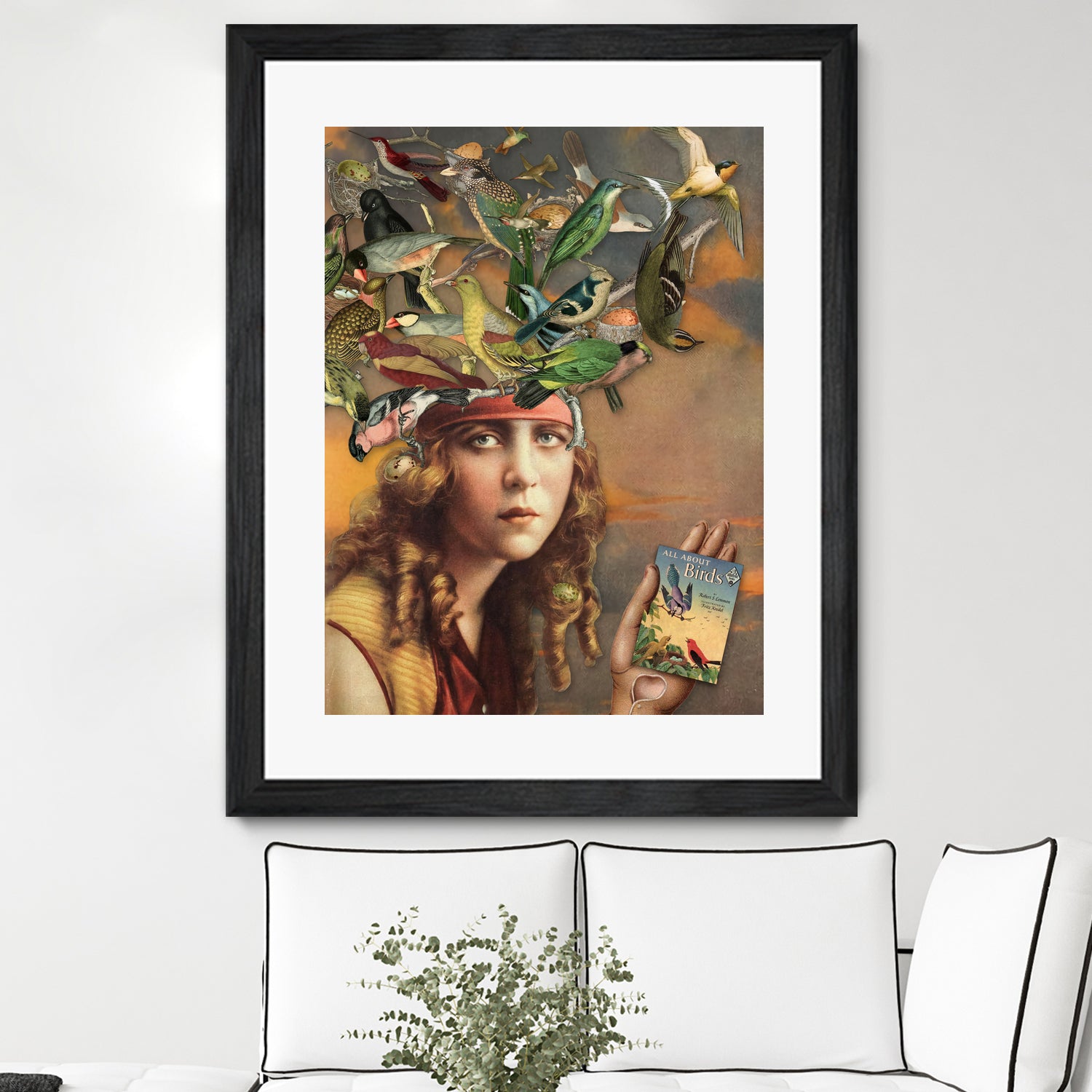 bird brain 2, all about birds by Julia Lillard on GIANT ART - brown photo manipulation