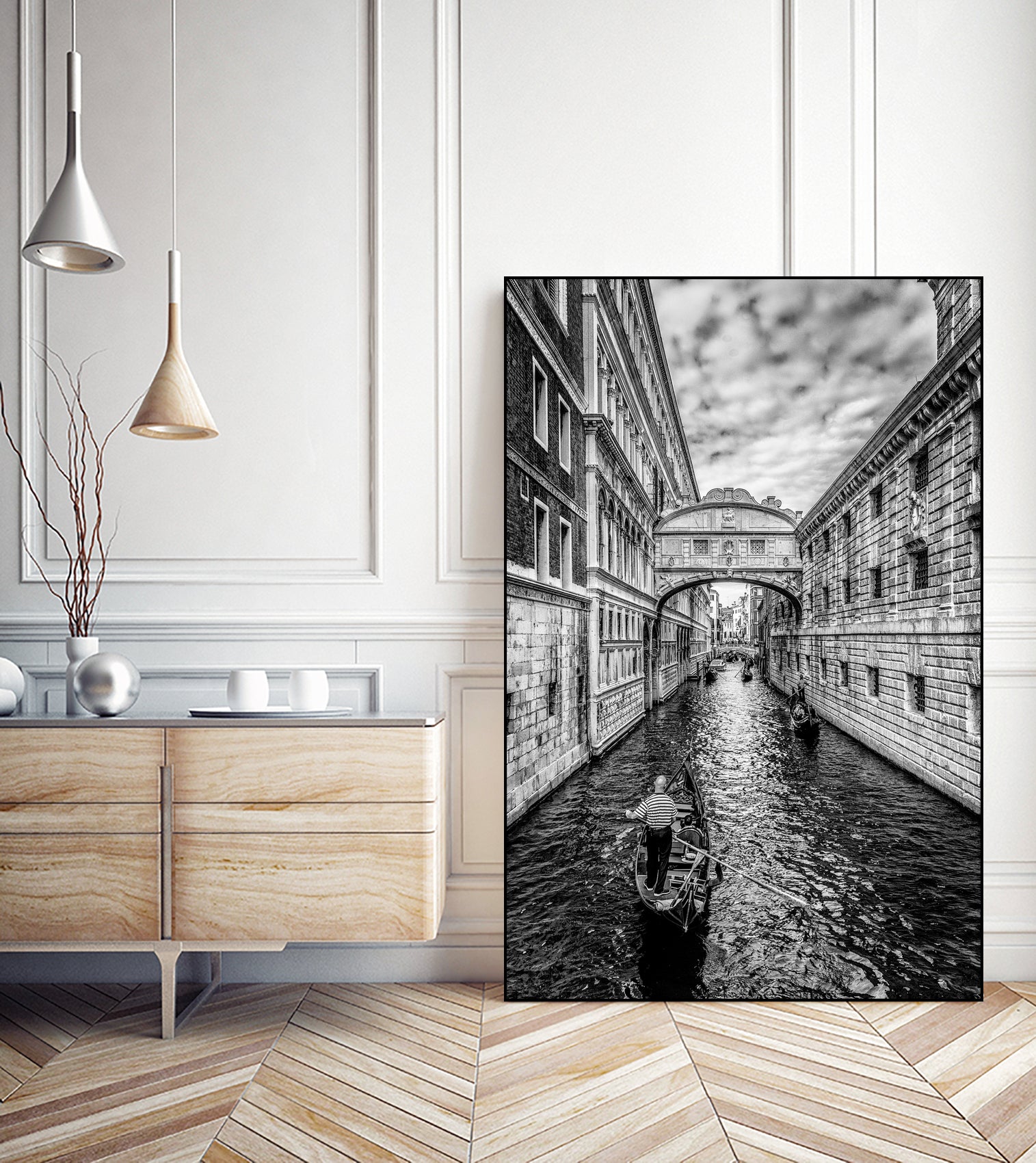 Bridge of Sighs, Venice by andrea picchi on GIANT ART - gray photo illustration