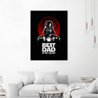 Best Dad in the Galaxy by Vincent Trinidad on GIANT ART - black digital painting