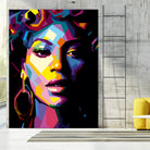 Beyonce xo by TM store 1 on GIANT ART - blue digital painting