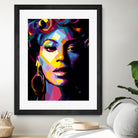 Beyonce xo by TM store 1 on GIANT ART - blue digital painting