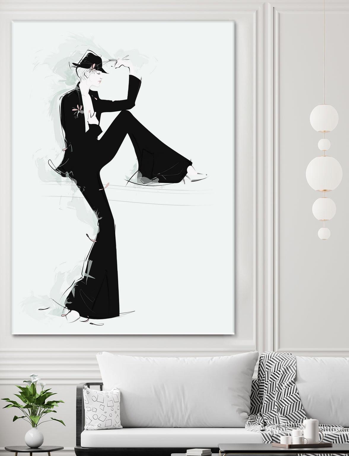 Tuxedo by Jennifer Griffey on GIANT ART - black digital painting