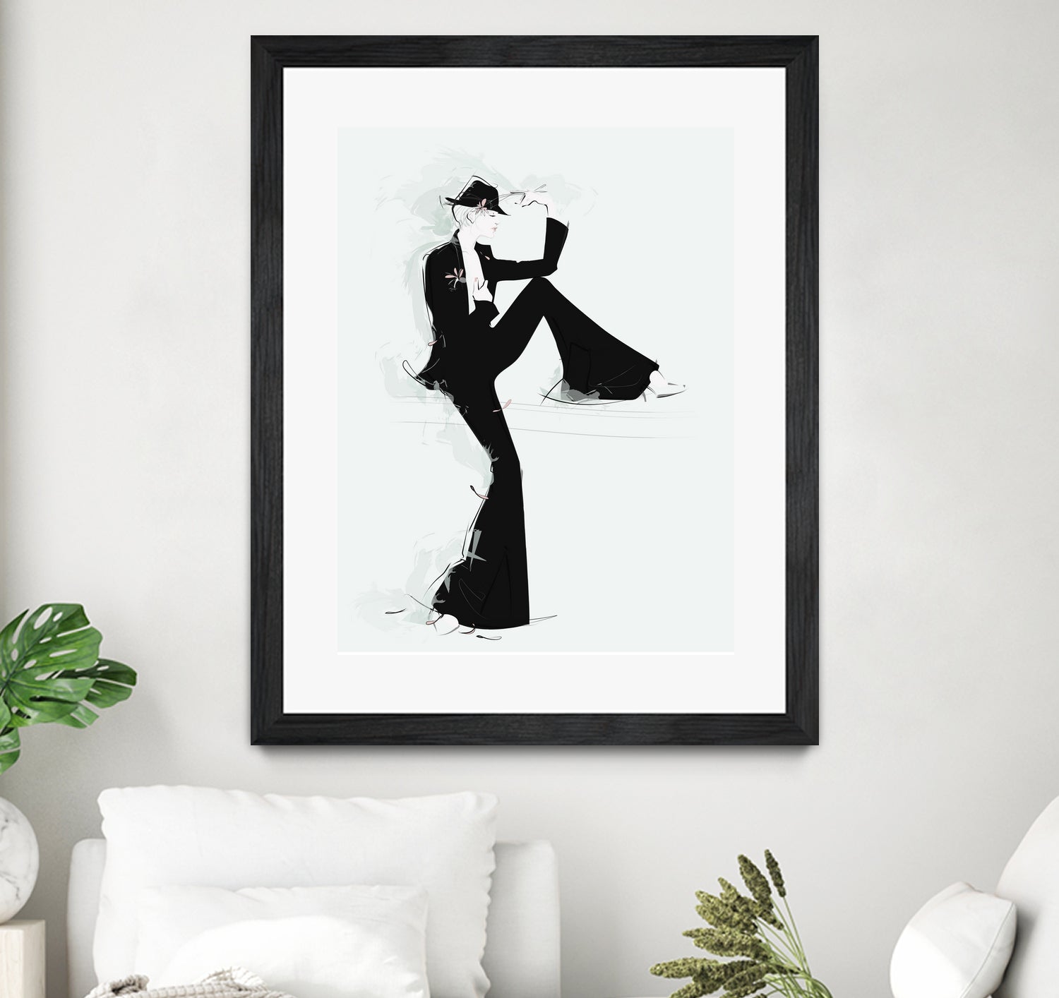 Tuxedo by Jennifer Griffey on GIANT ART - black digital painting