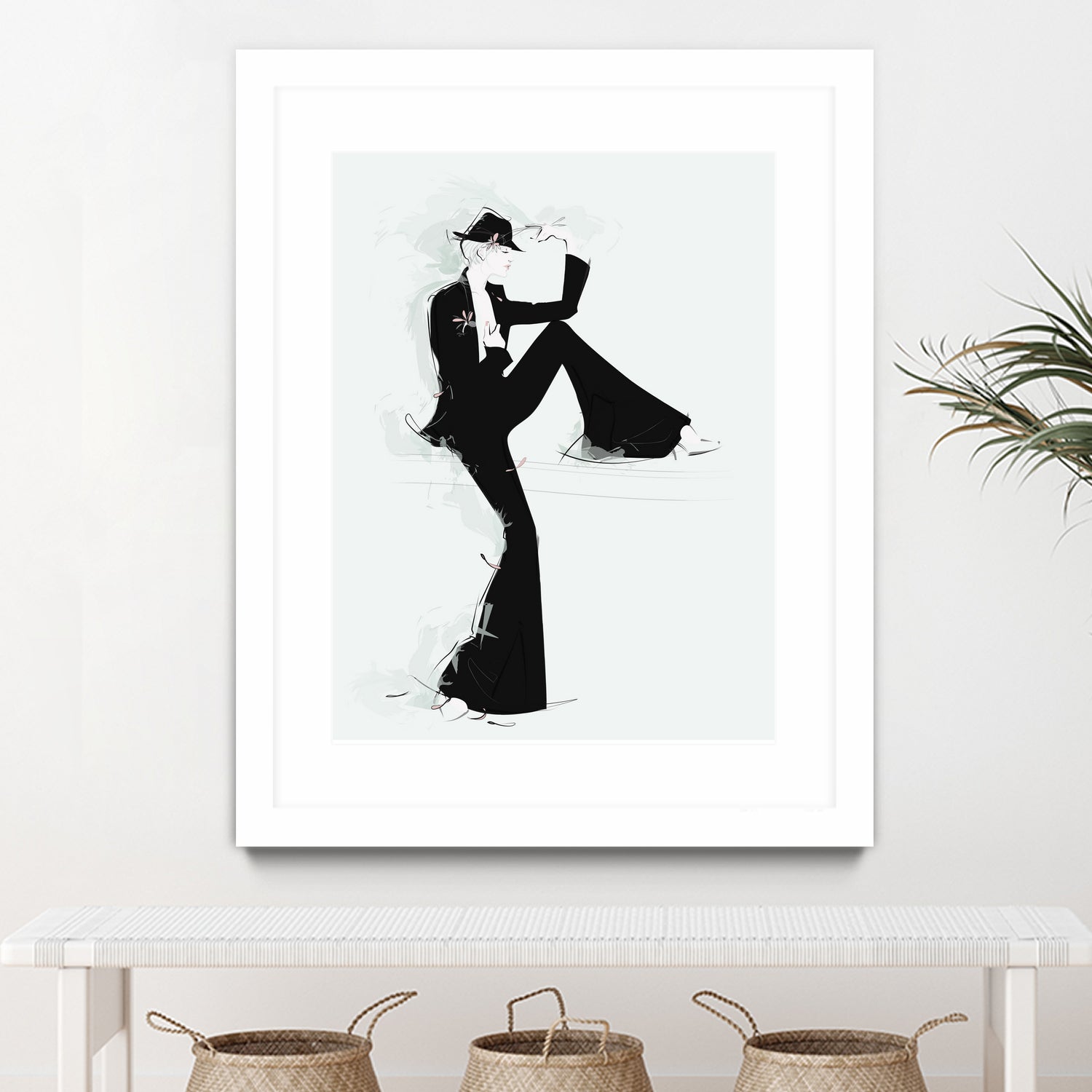 Tuxedo by Jennifer Griffey on GIANT ART - black digital painting