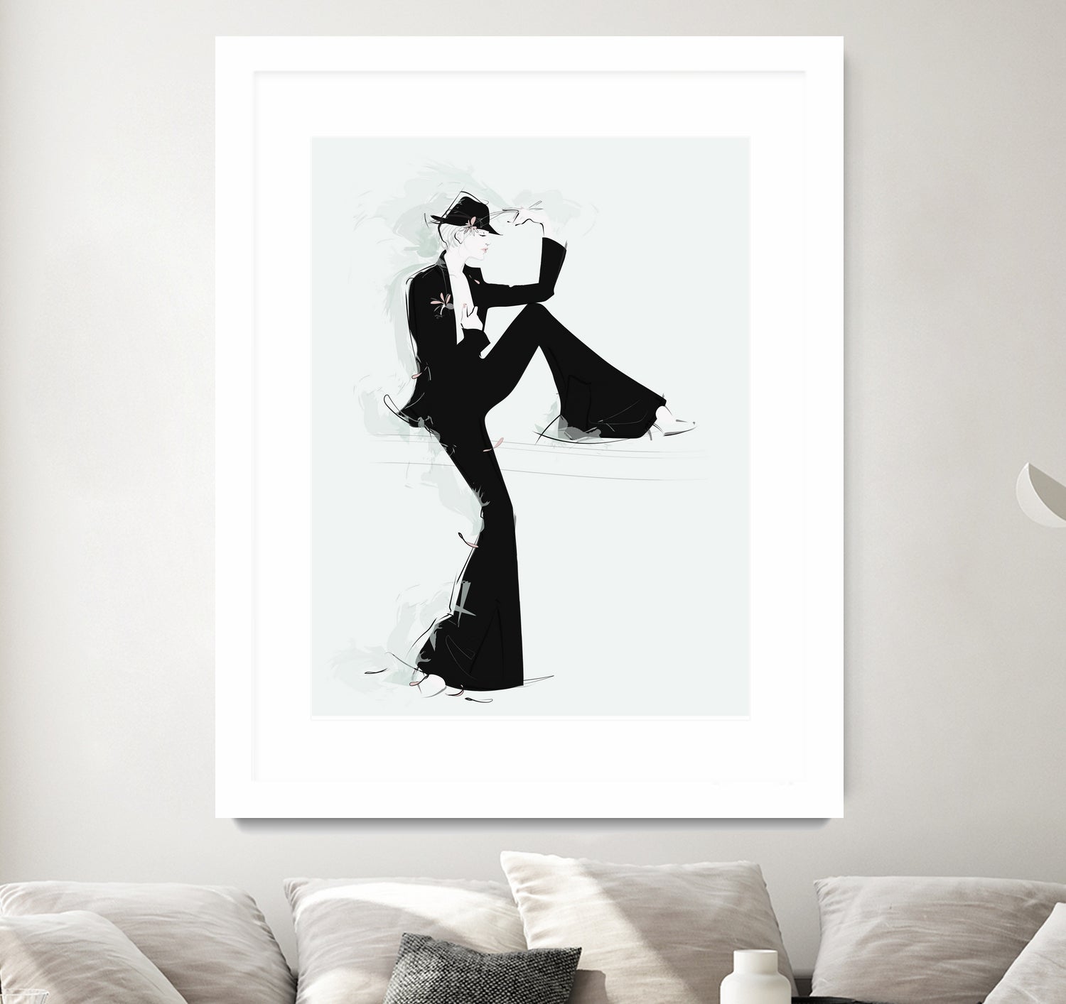 Tuxedo by Jennifer Griffey on GIANT ART - black digital painting