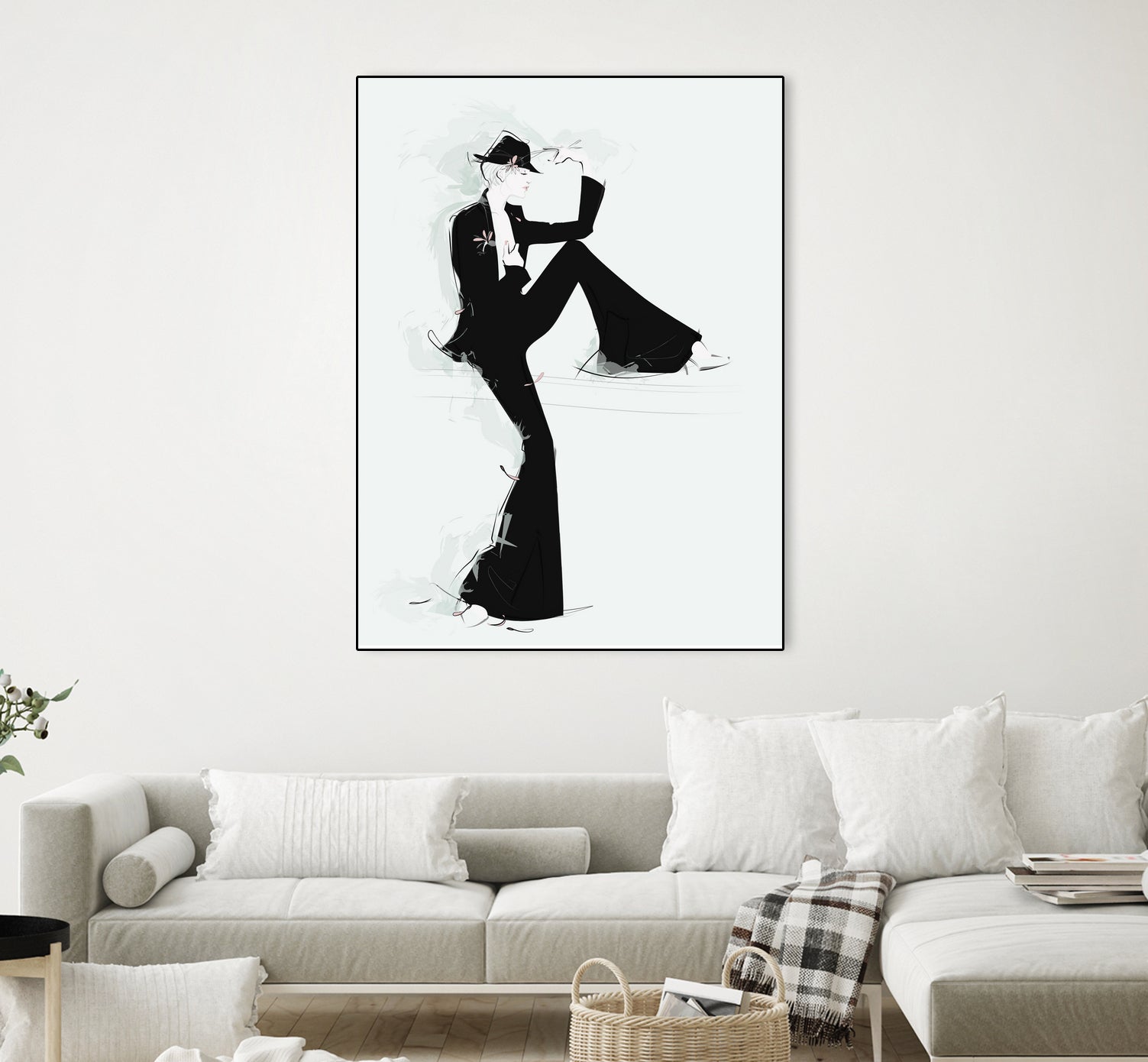 Tuxedo by Jennifer Griffey on GIANT ART - black digital painting