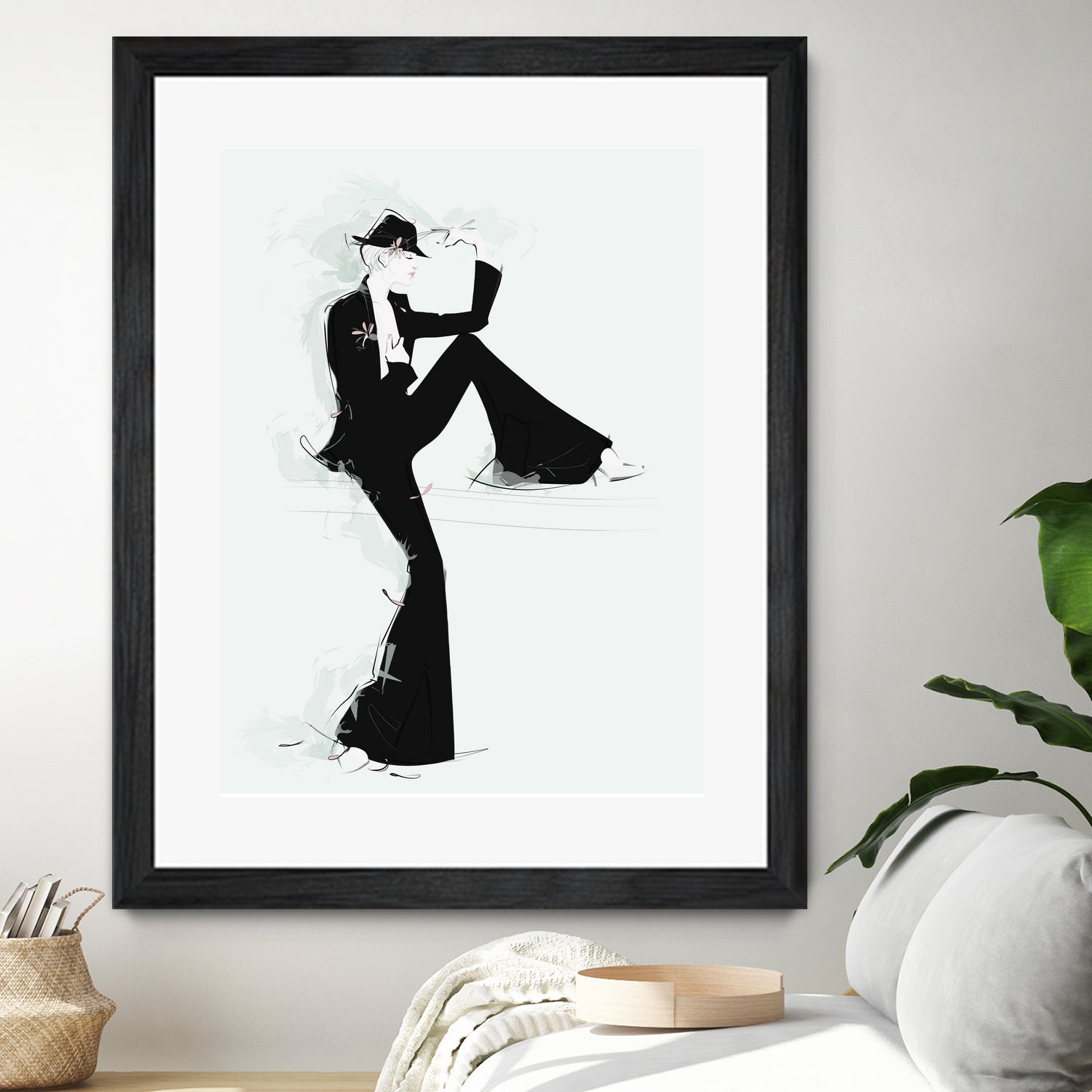 Tuxedo by Jennifer Griffey on GIANT ART - black digital painting