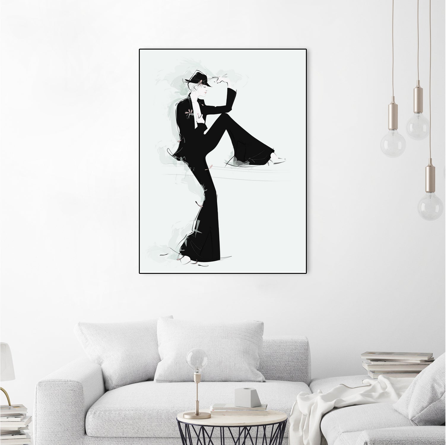 Tuxedo by Jennifer Griffey on GIANT ART - black digital painting