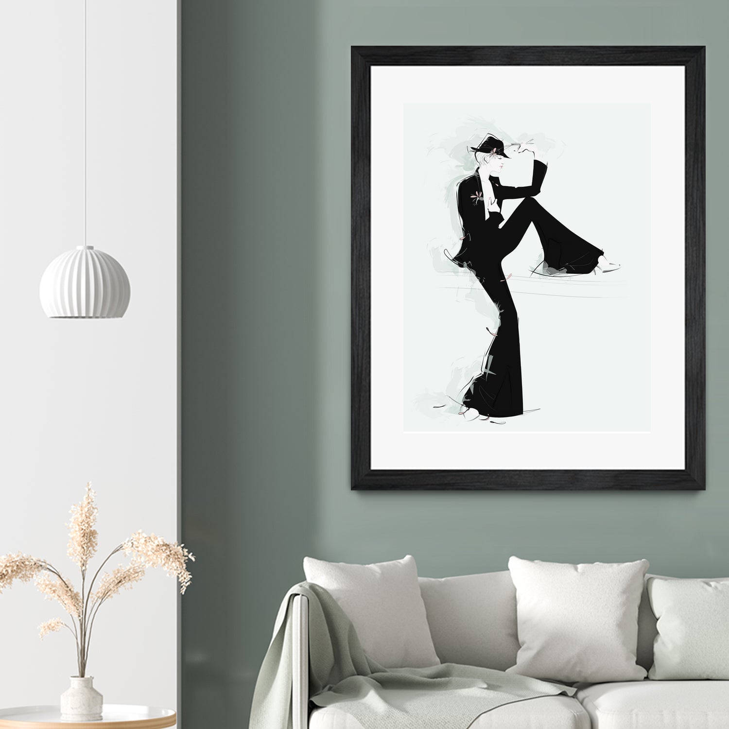 Tuxedo by Jennifer Griffey on GIANT ART - black digital painting