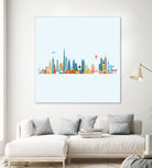 World landmarks by Gleb Tagirov on GIANT ART - white vector illustration