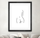 DERRIERE nude line art by Karli Florence on GIANT ART - white digital drawing