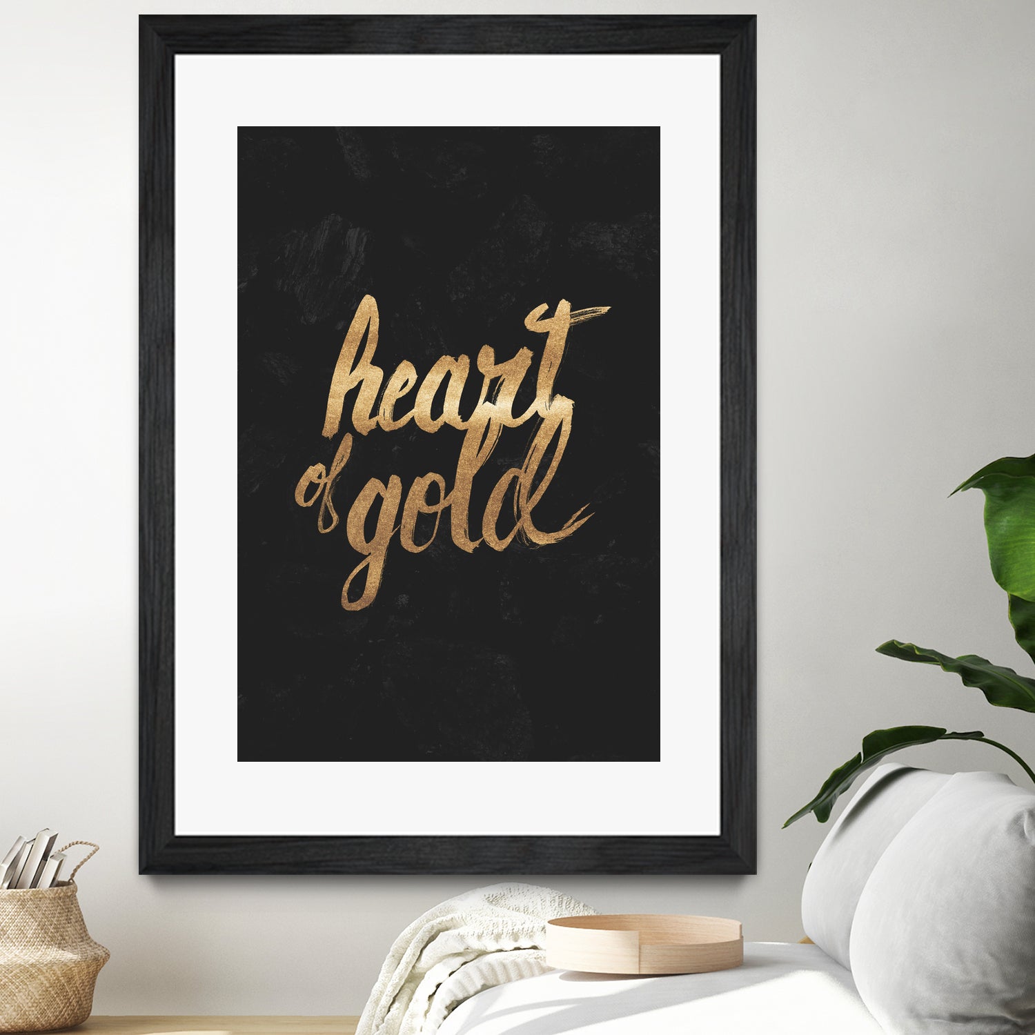 Heart of Gold by Arthur Willian Presser on GIANT ART - black typography