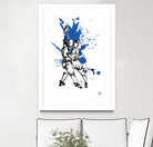 DancInk folks-37 by Nicolas Lachance-Brais on GIANT ART - blue digital painting