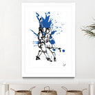 DancInk folks-37 by Nicolas Lachance-Brais on GIANT ART - blue digital painting