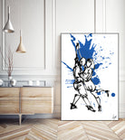 DancInk folks-37 by Nicolas Lachance-Brais on GIANT ART - blue digital painting