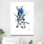 DancInk folks-37 by Nicolas Lachance-Brais on GIANT ART - blue digital painting