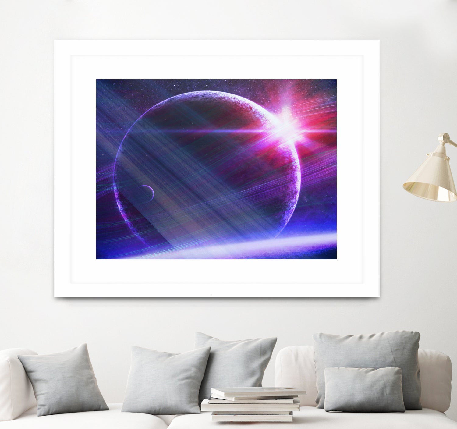 Parallel world by Carrie Lacey-Donahue on GIANT ART - fuchsia photo illustration